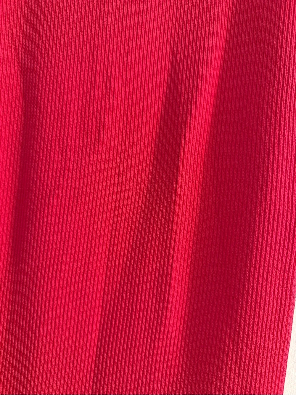 Michael Kors Hot Pink Ribbed Midi Skirt